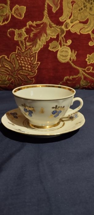 Чайная пара, Незабудка,фарфор,СССР,450грн