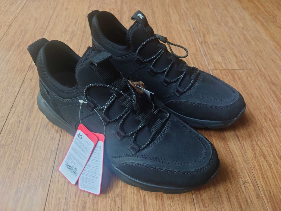 Buty męskie Sneakersy RIEKER czarne, r.43