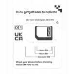 Karta sim 5g uk Anglia giffgaff anonimowa gratis 5£ bez rejestracji