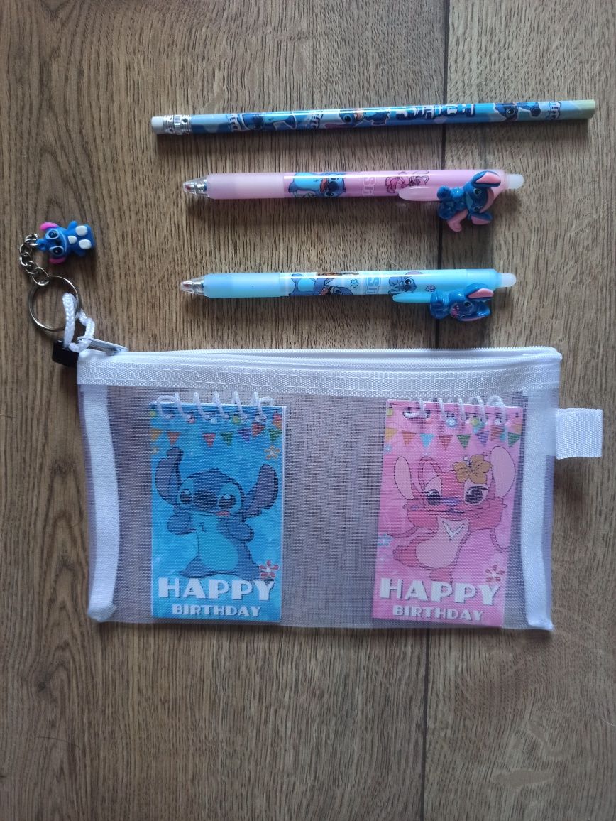 Piórnik. Nowy. Helou kitty. Stitch.