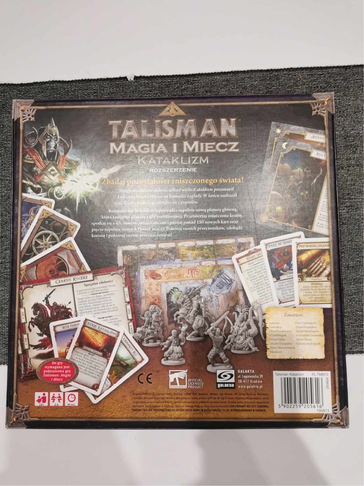 Talisman Magia i Miecz dodatek Kataklizm stan idealny