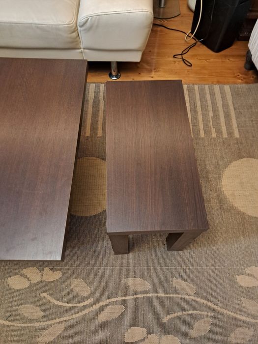 Stolik kawowy i pomocnik wenge