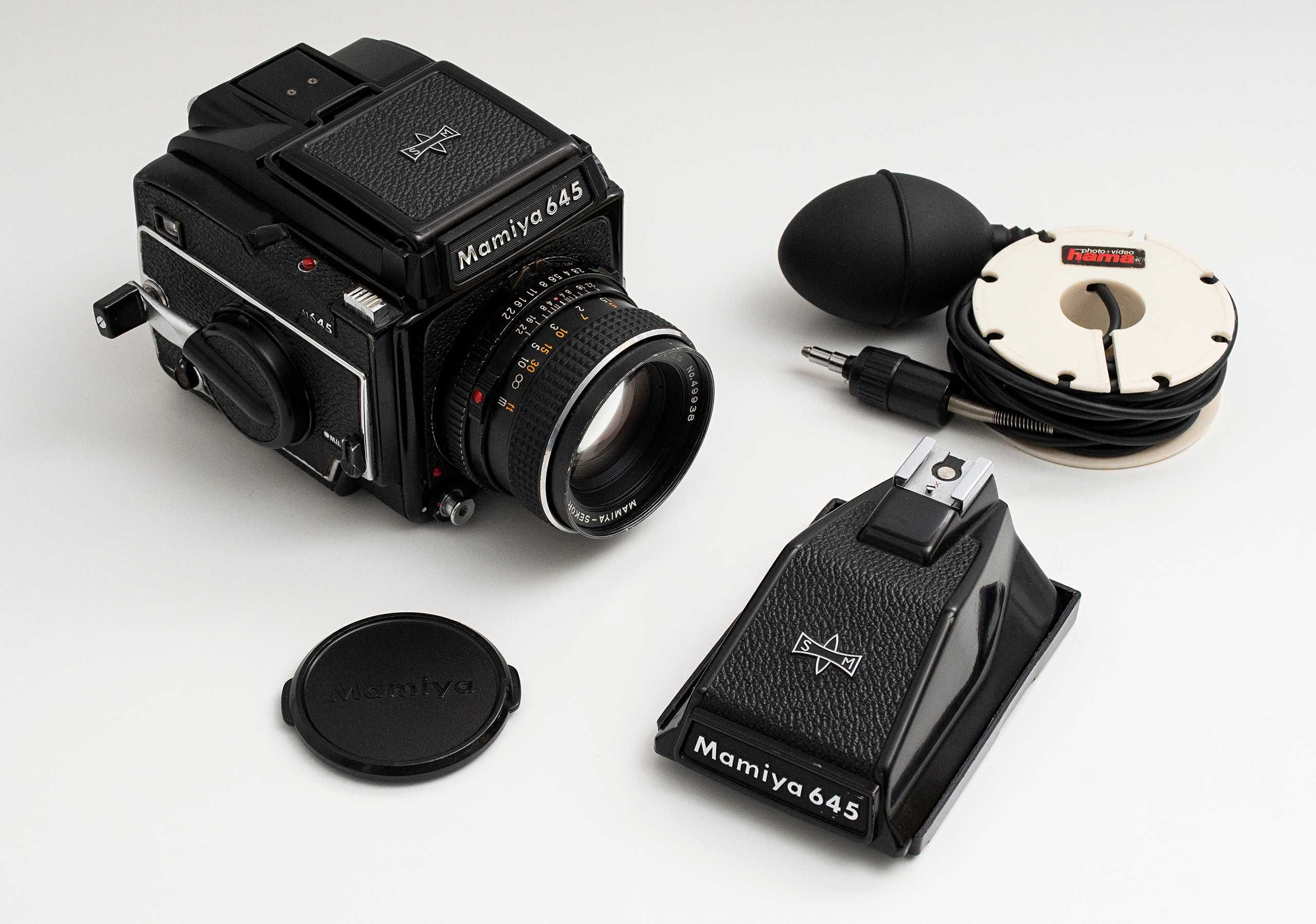 Mamiya 645 – Prof. aparat fotograficzny 120 Obiektyw 2.8 Dwa Pryzmaty!
