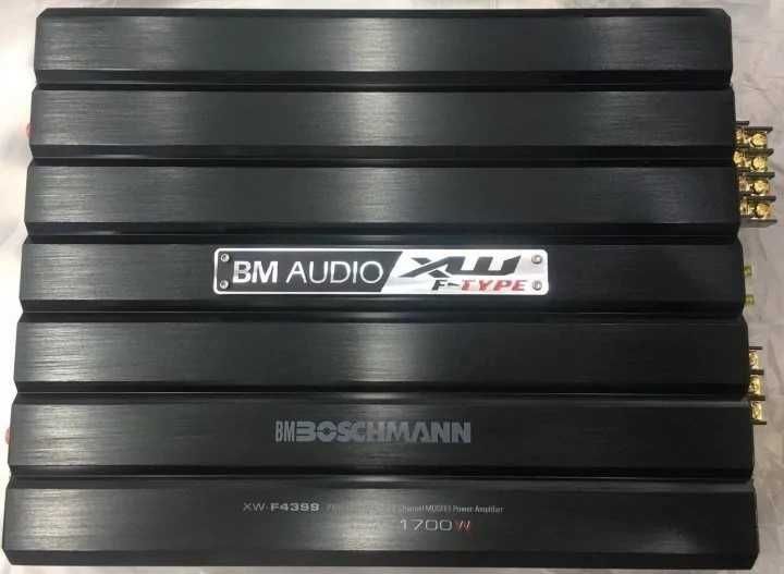 Автомобільний підсилювач звуку boschmann bm audio 1700w 4x канальний