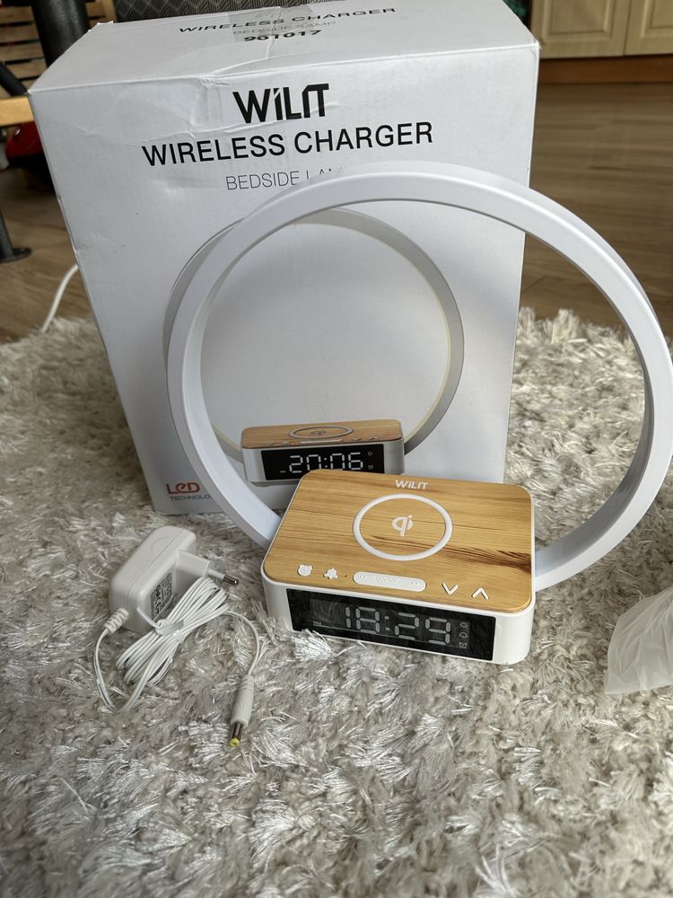 WILIT Lampka nocna LED 10W z ładowarka
