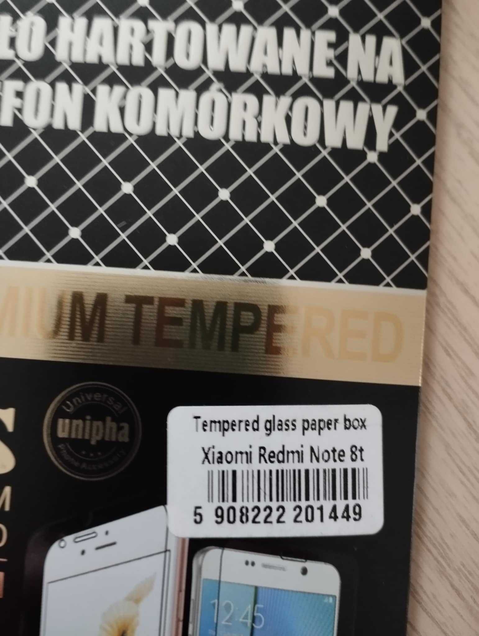 Szkło hartowane na telefon komórkowys Xiaomi Redmi Note 8T