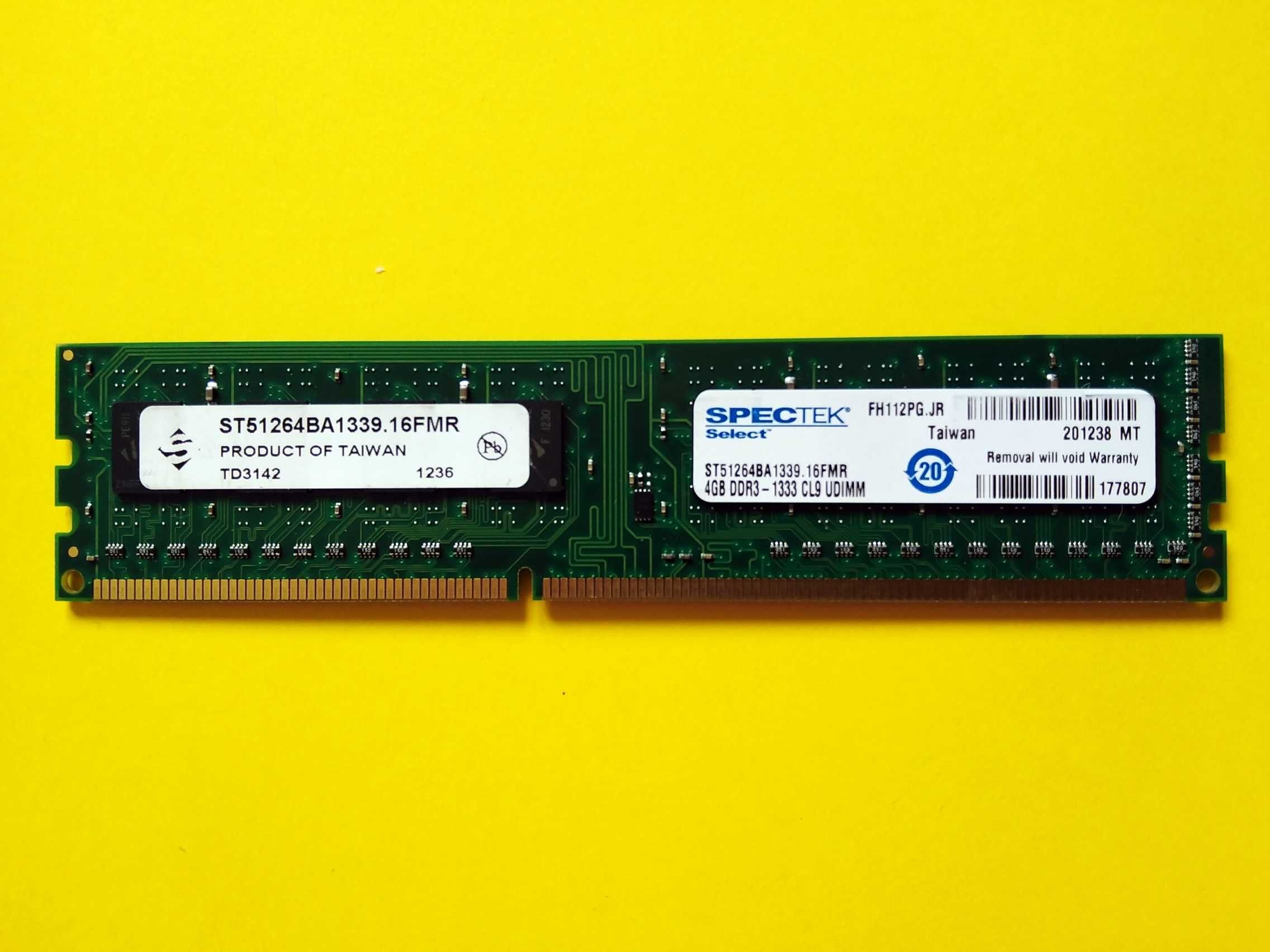 DDR3 4GB SpecTek CruciaL 10600 -Komputer
