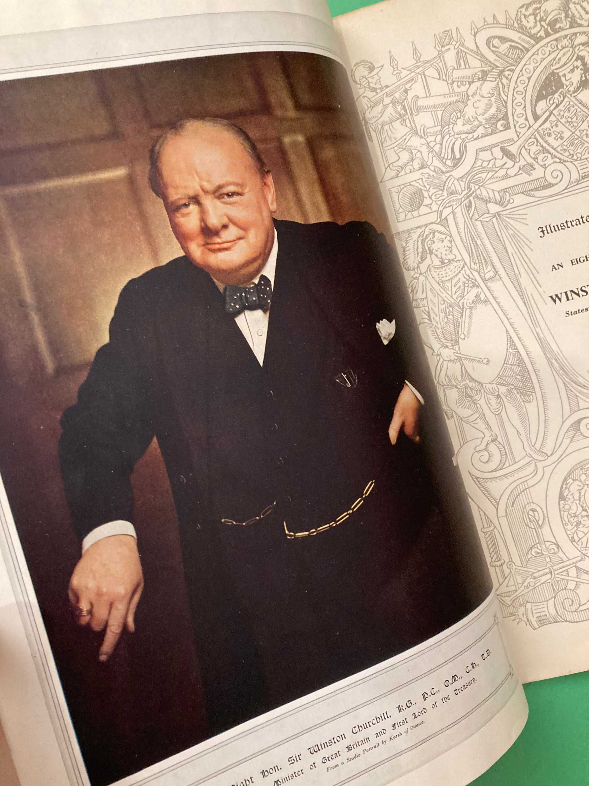 Livro Winston Churchill The Greatest Figure of our time Antigo