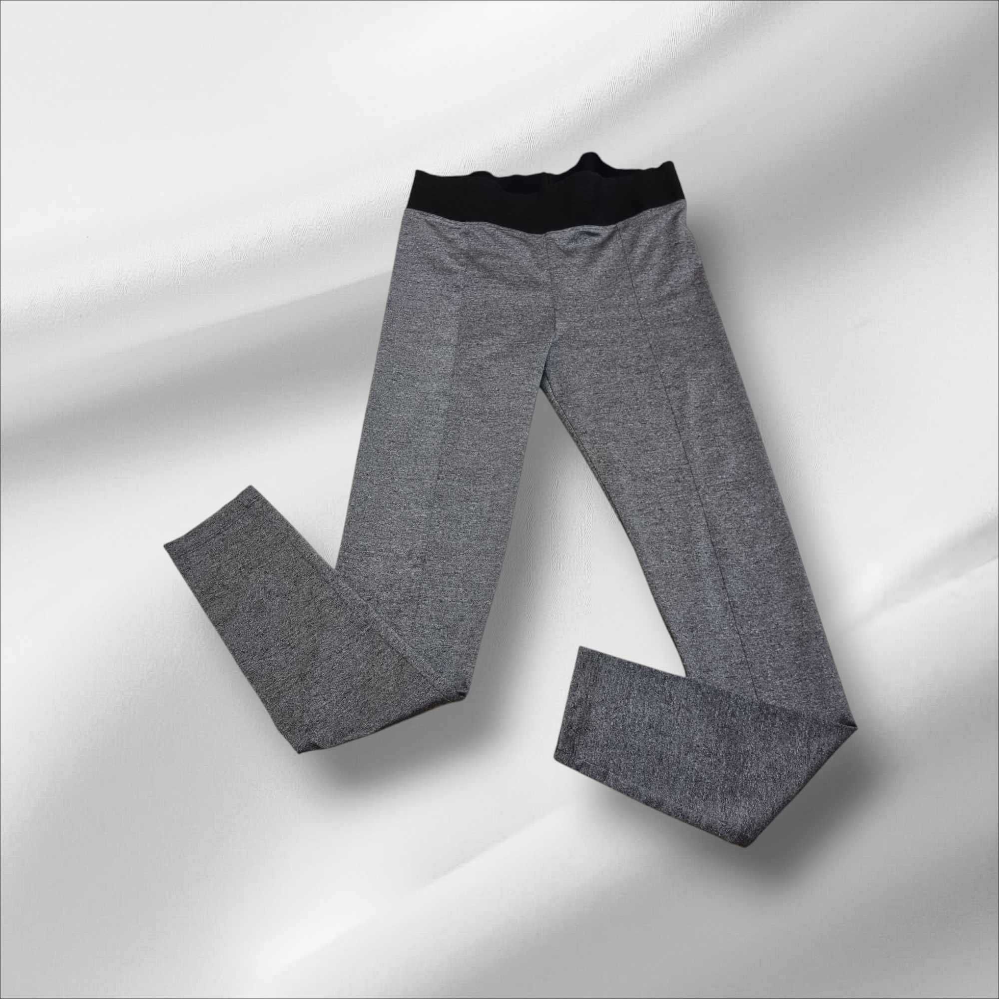 Spodnie legginsy Vila M srebrzyste eleganckie jakość premium