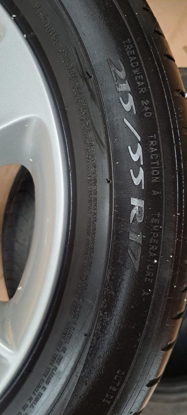 Jantes 17 Opel Insígnia 2018 com pneus michelin