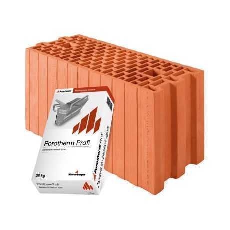 Pustak Ceramiczny Szlifowany Porotherm 25 Dryfix(na Piankę)