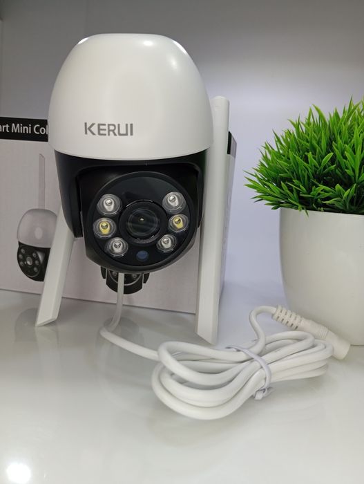 ‼️Наружня/Внутрішня міні Камера відеоспостереження Wi-Fi Kerui 5 МП‼️