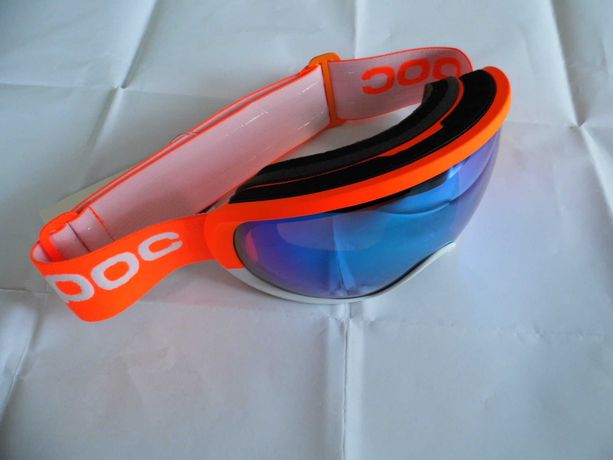 Gogle narciarskie POC Fovea Clarity Comp Orange/White S2+S1+S1 Nowe