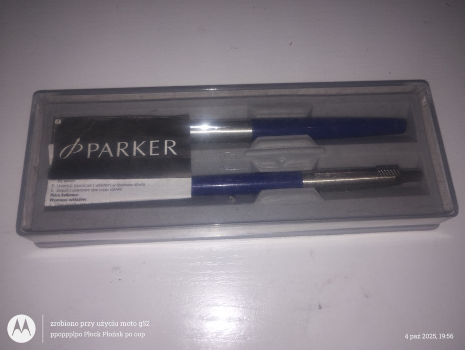 Wieczne pióro i długopis Parker