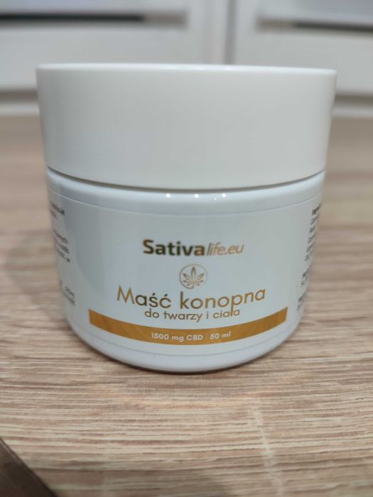 Maść Konopna Skin Help 1500 mg CBD Sativa Life