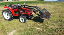 Traktor mini Mitsubishi MT20 Tur Ładowacz Czołowy Brony Pług Do Śniegu