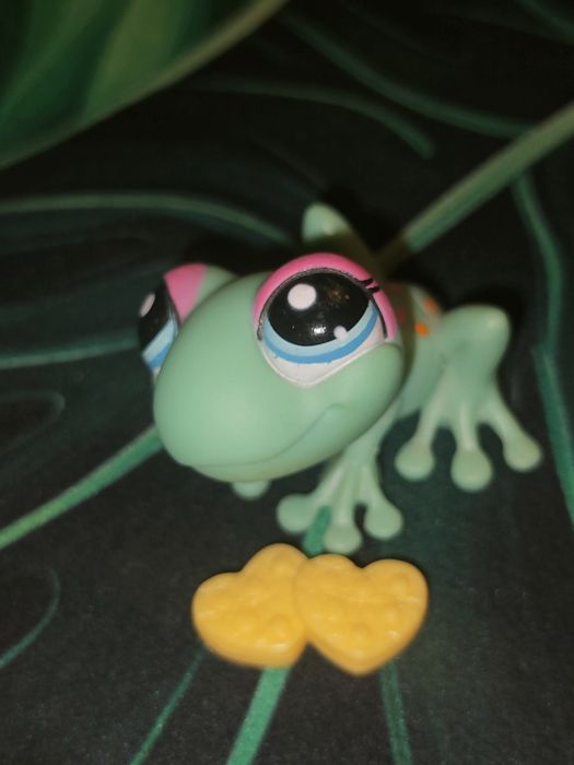 Littlest pet shop żaba figurka LPS unikat kolekcjonerski
