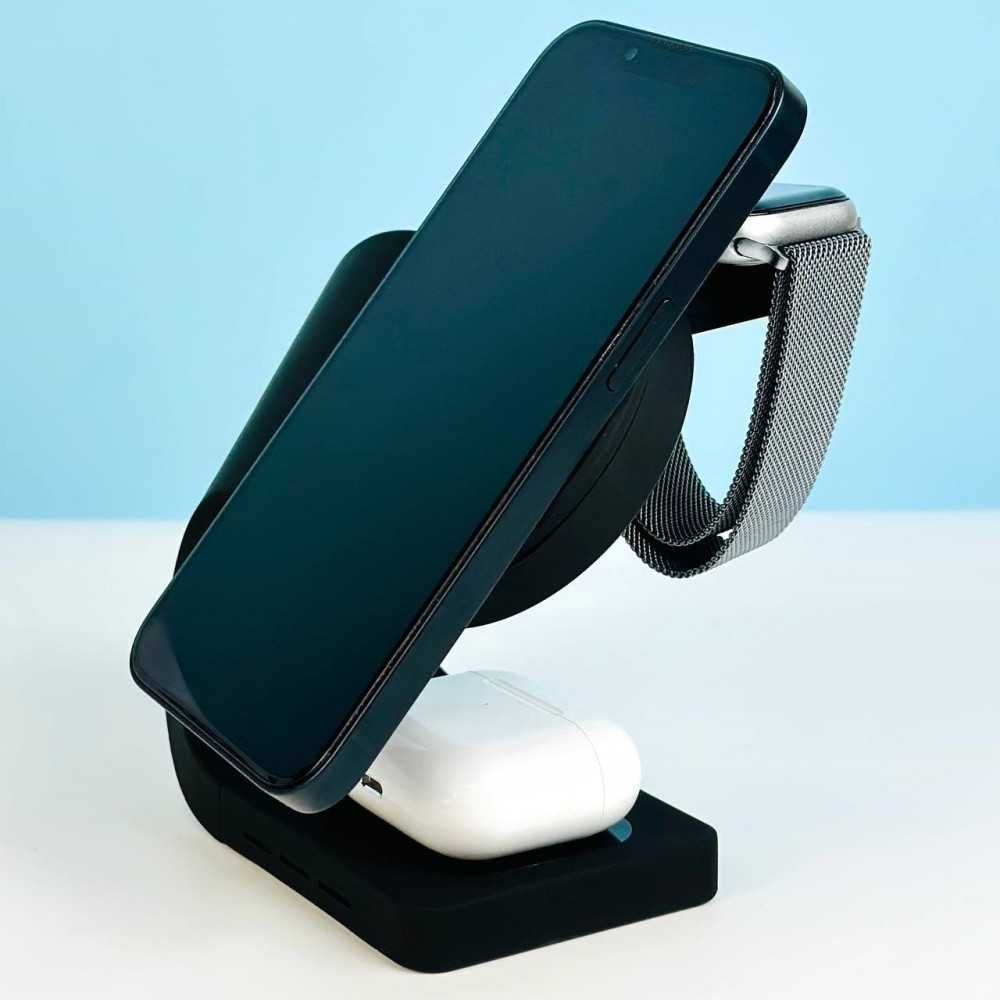 Wireless Charger бездротова безпровідна зарядка 3 in 1 Y36 MagSafe