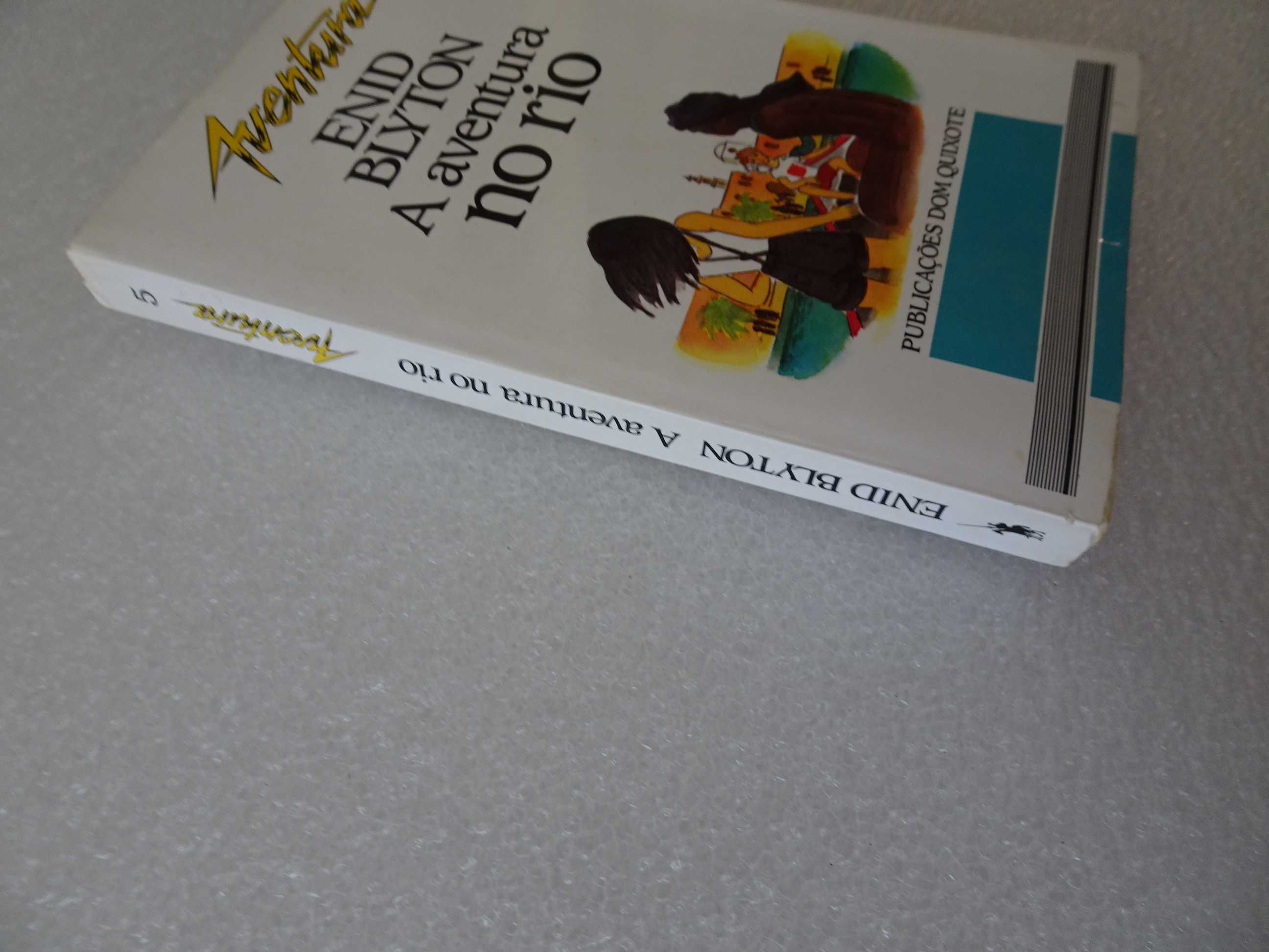 Livro Enid Blyton - Aventura no rio - Publicações Dom Quixote