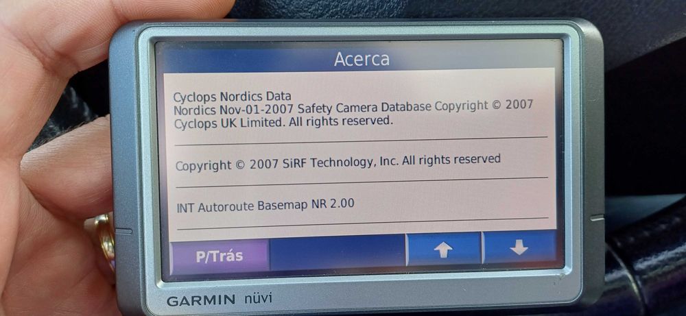 GPS Garmin Nuvi de 2007