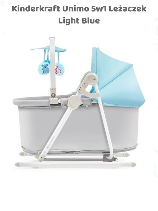 Wymienię Kinderkraft Unimo 5w1 Leżaczek Light Blue