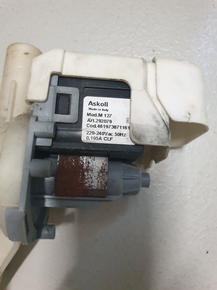 Pompa odpływowa kompletna (silnik+obud) pralki AWE 4519/P Whirlpool