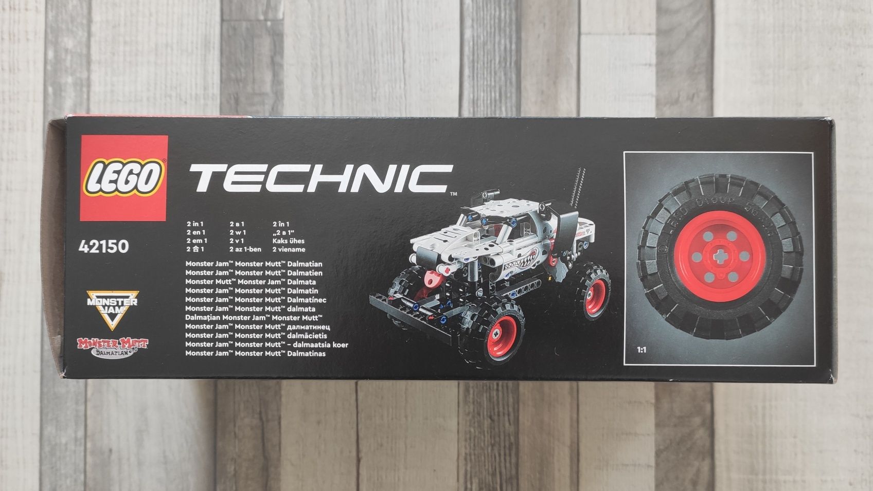 Pusty karton LEGO technic 42150 Monster Jam Monster Mutt Dalmatian