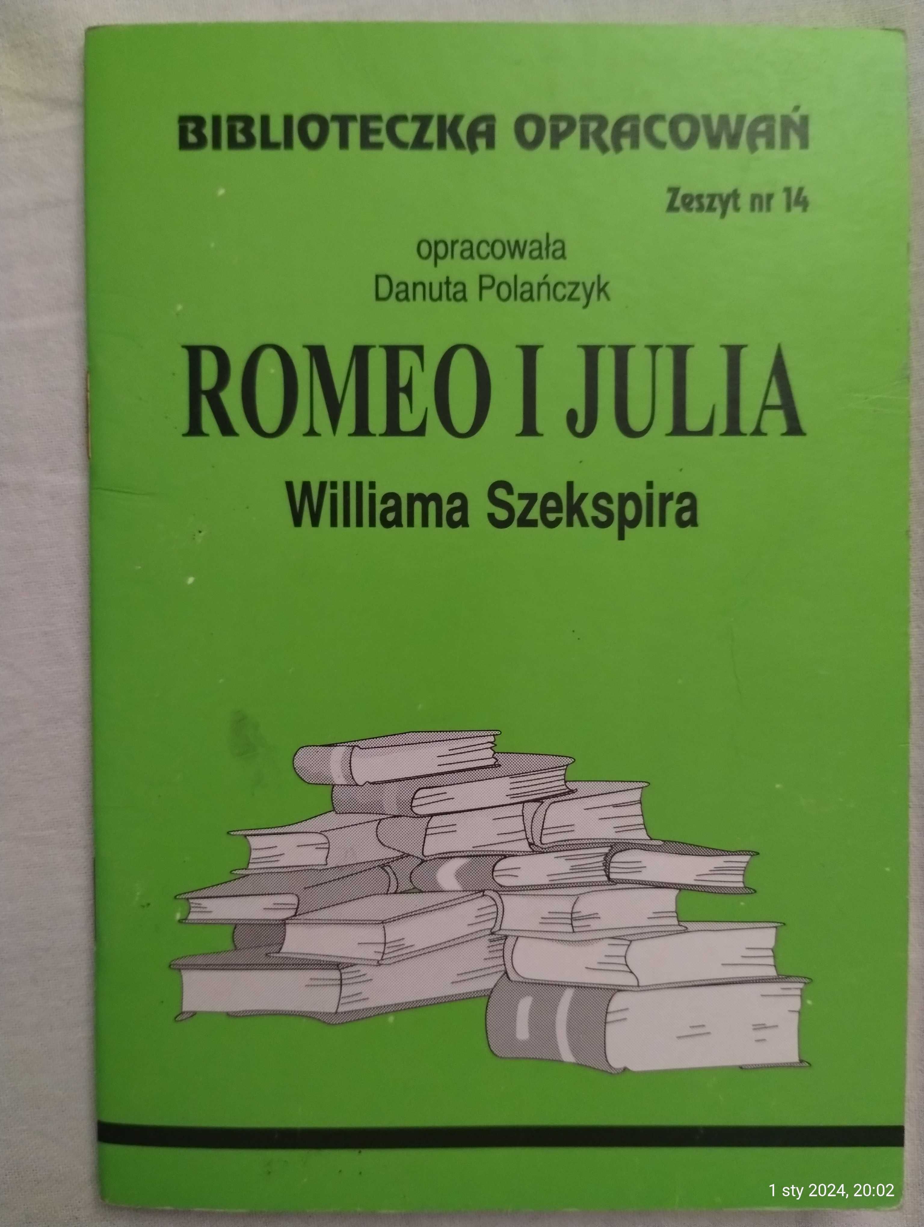 Biblioteczka opracowań Romeo i Julia W. Szekspir