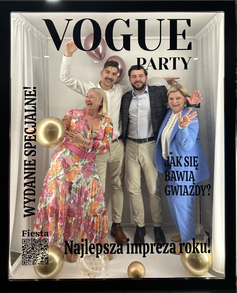 Fotobox Fotobudka PhotoBox Vogue Party WYNAJEM!