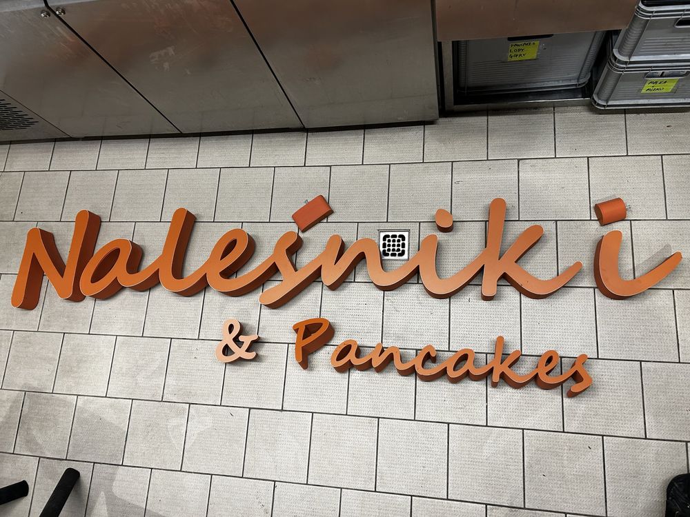 Napis logo Naleśniki & Pancakes