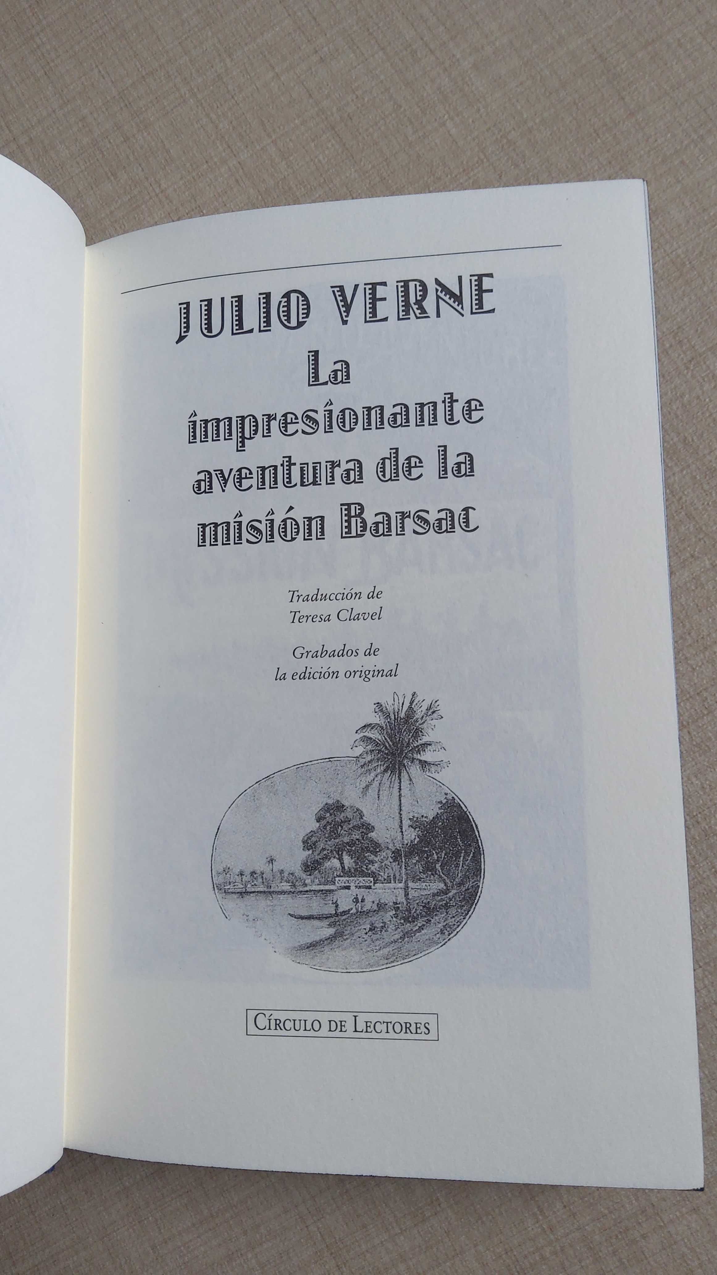 Julio Verne La impresionante aventura de la misión Barsac hiszpański