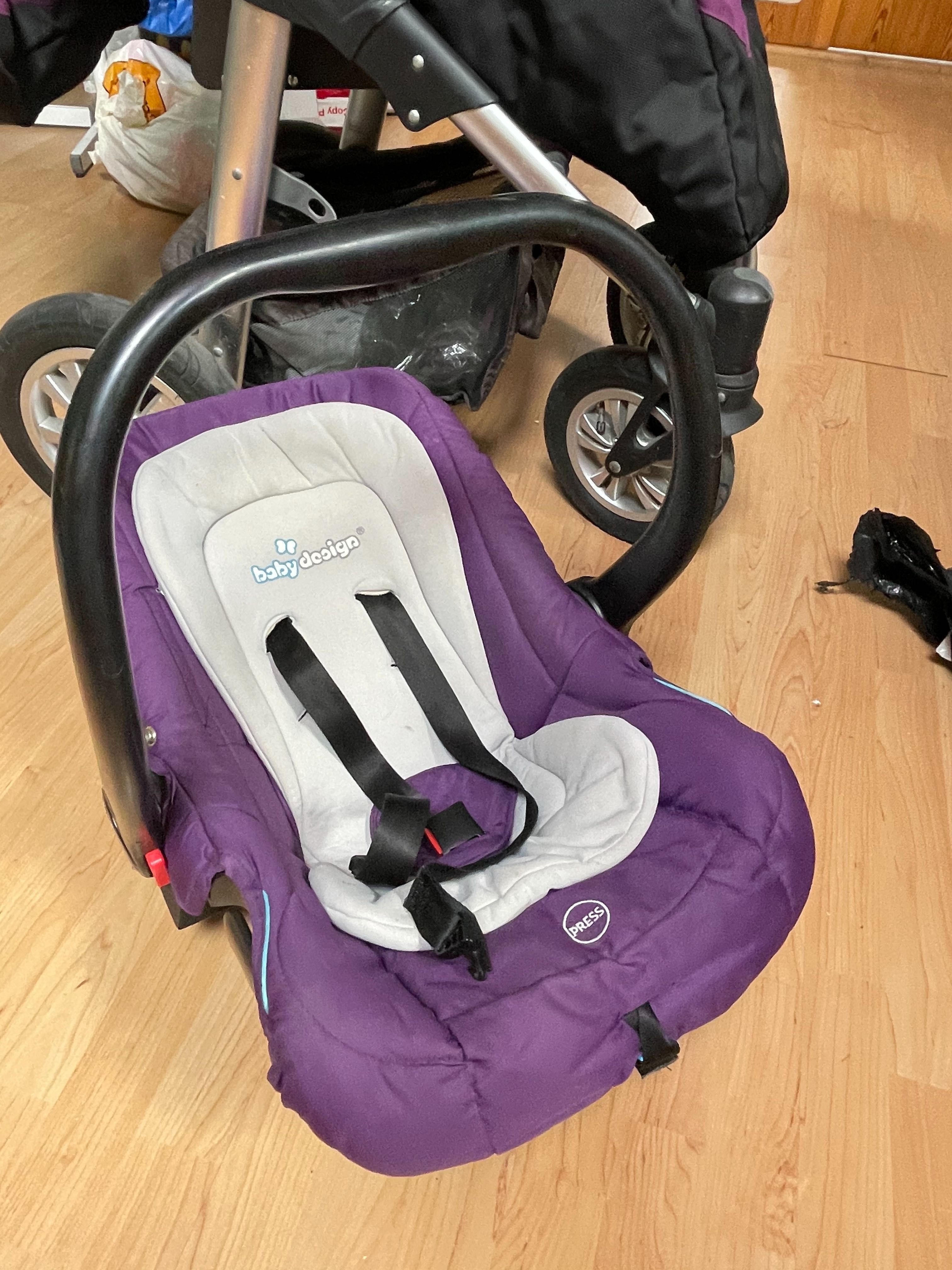 Wózek 2w1 plus fotelik Baby Design Lupo
