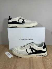 Calvin Klein jeans sneakersy tenisówki trampki 44 kremowe półbuty