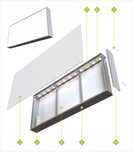 Kaseton reklamowy aluminiowy z LED