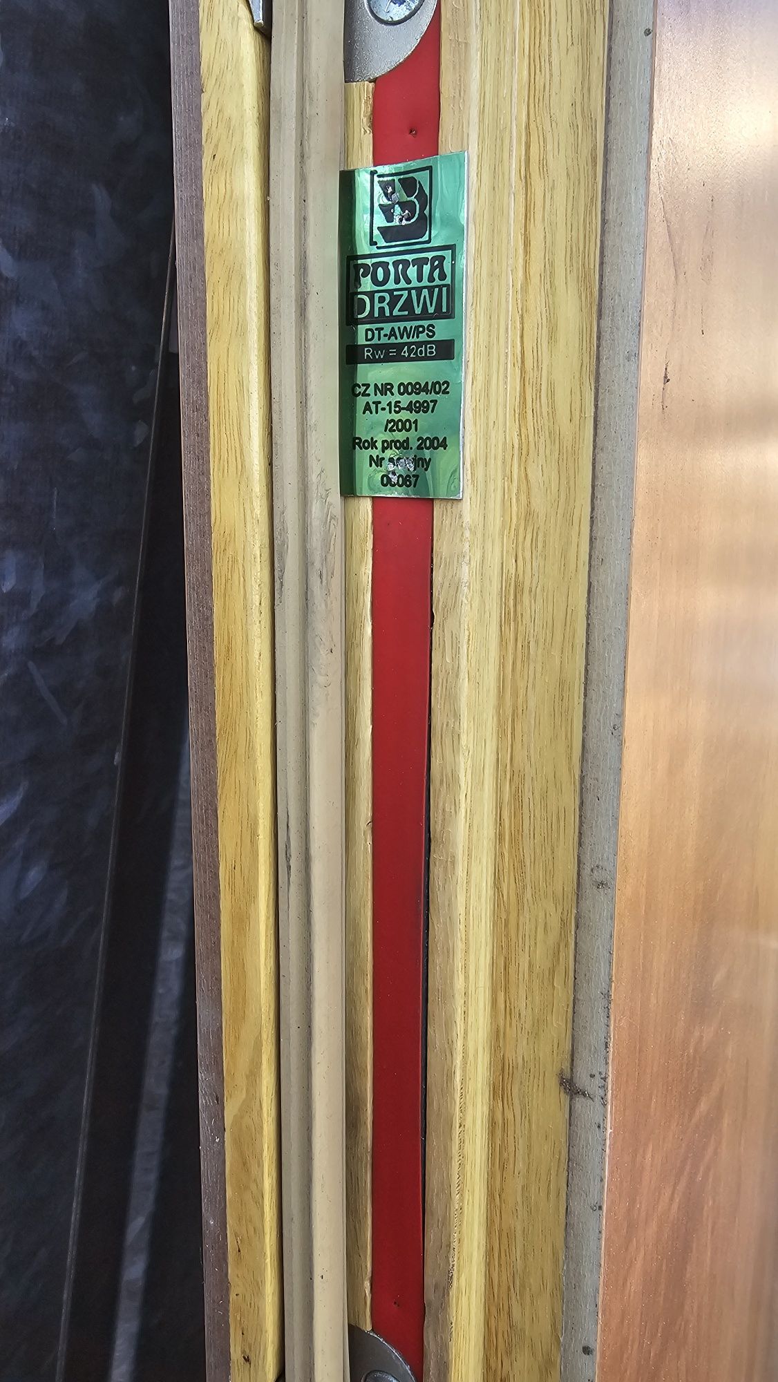 porta drzwi wewnętrzne akustyczne, dzwiękoszczelne, waga: 85kg