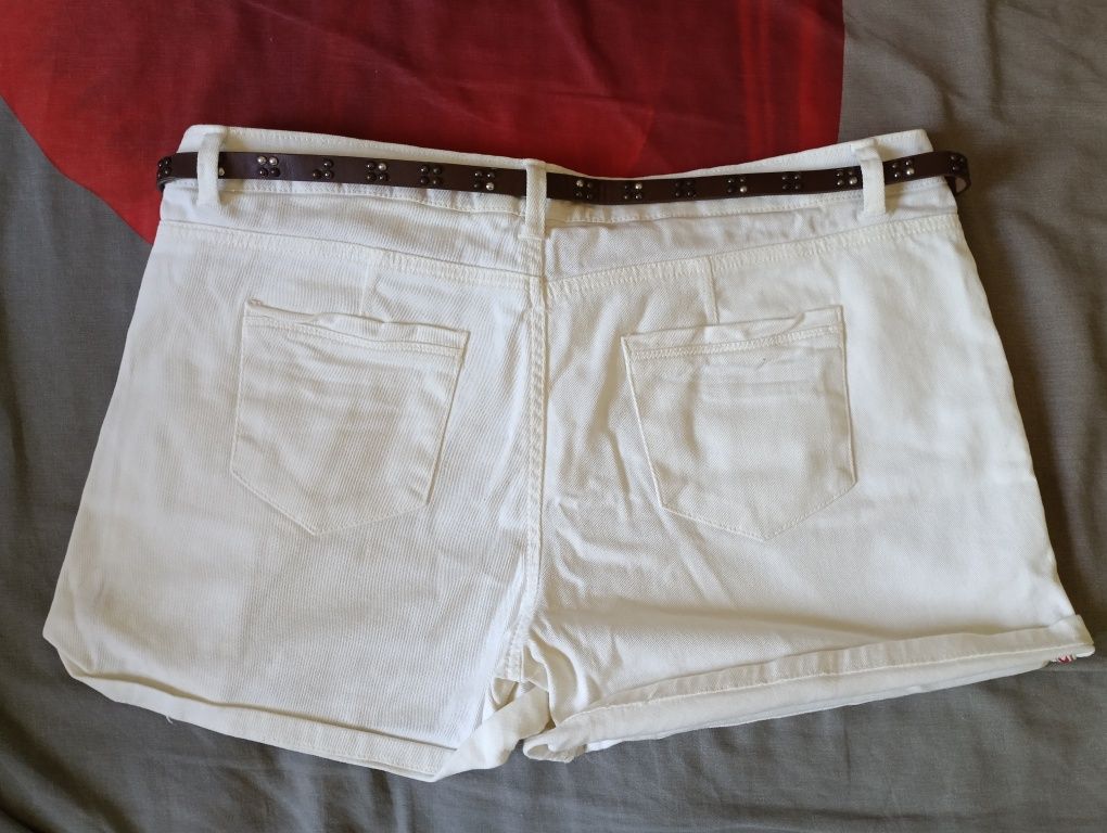 Шорты женские "Bershka": L-XL,46-48 размер, коттон, Испания,весна-лето