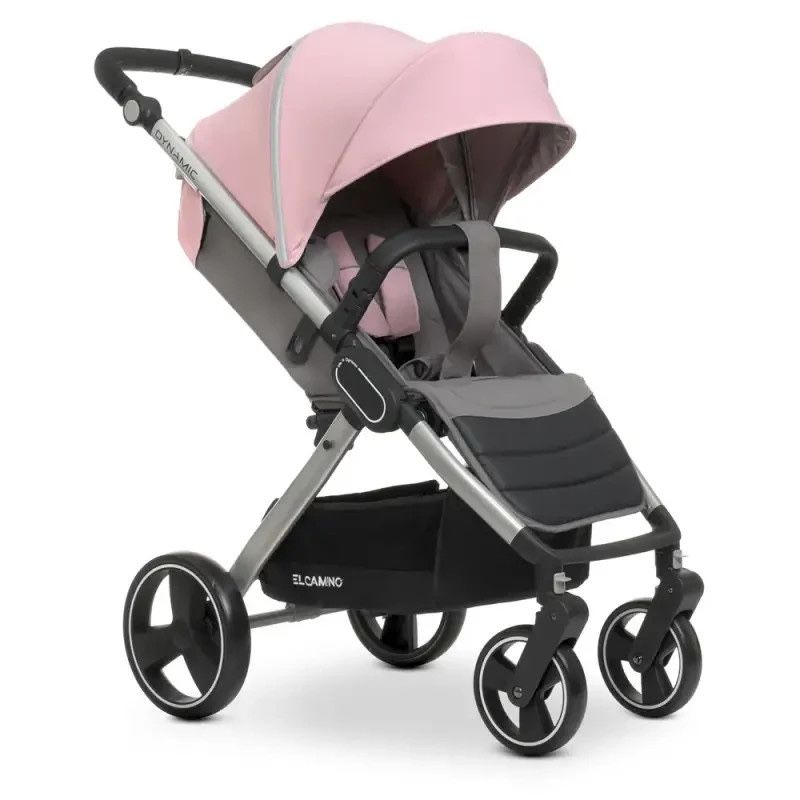 Коляска прогулочная ель камино EL Caminо DYNAMIC Pale Pink