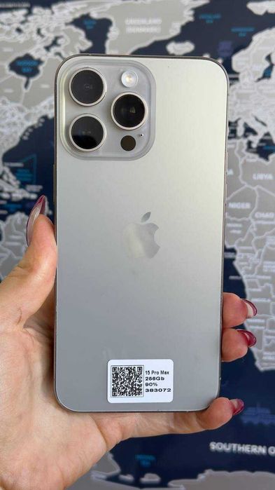 Apple Iphone 15 Pro Max 256gb Natural Titanium Neverlock з фіз сімкою