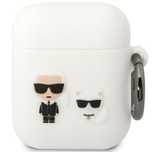 Karl Lagerfeld KLACA2SILKCW AirPods 1/2cover biały/white Karl &