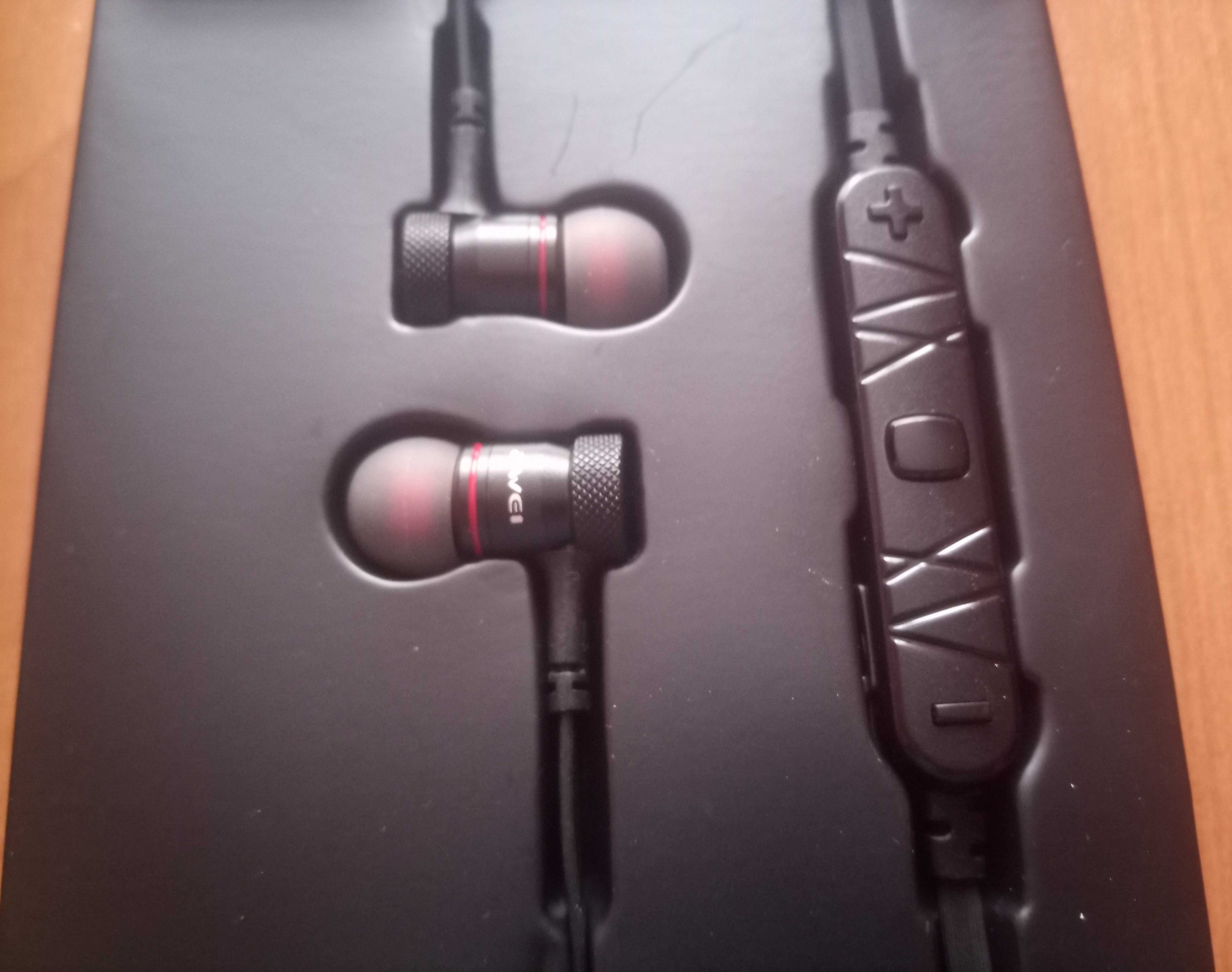 AWEI słuchawki sportowe Bluetooth 4.1 A920BL czarny/black  magnetyczne