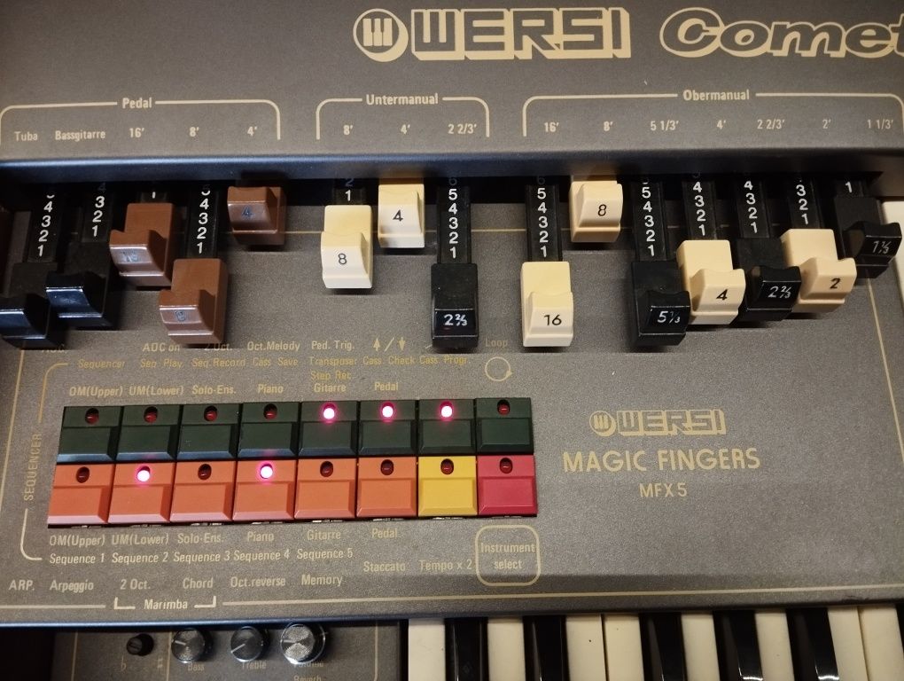 Wersi Comet syntezator automat perkusyjny organy