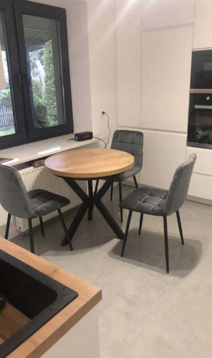 Крісло Велюр, стілець Скандинавський LeON, стул лофт ( сірий), НАЛОЖКА