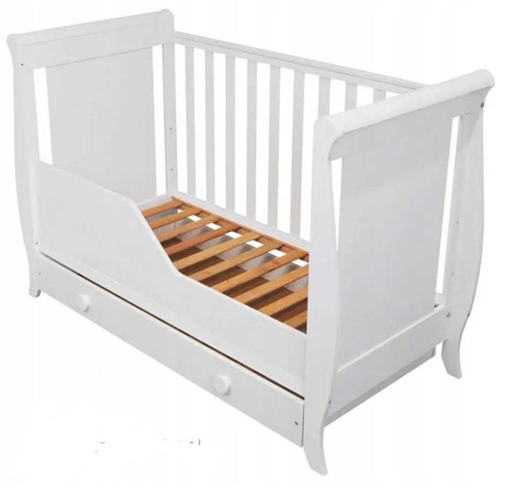 Łóżeczko białe 160x80cm