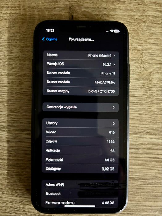 Iphone 11 64gb uzywany