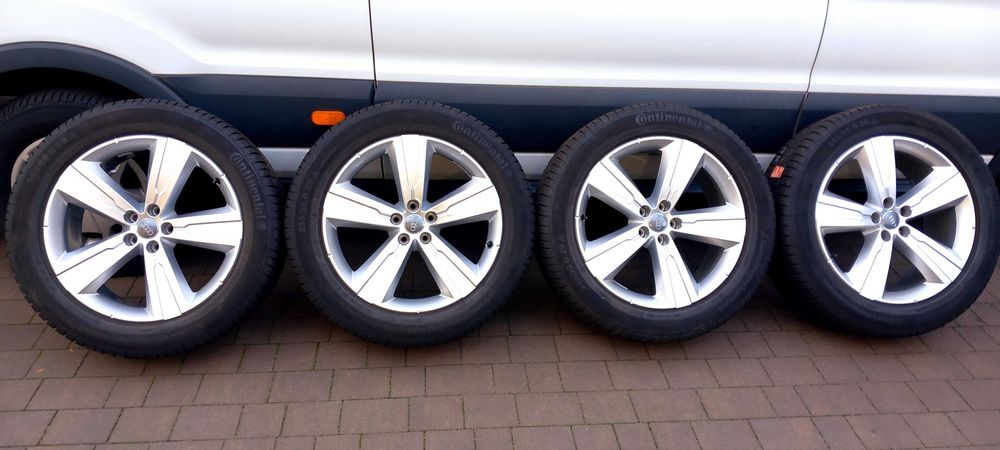 Koła zima AUDI Q7/SQ7 8x20, ET28+CONTINENTAL 255/50R20 M+S, TPMS,2021r