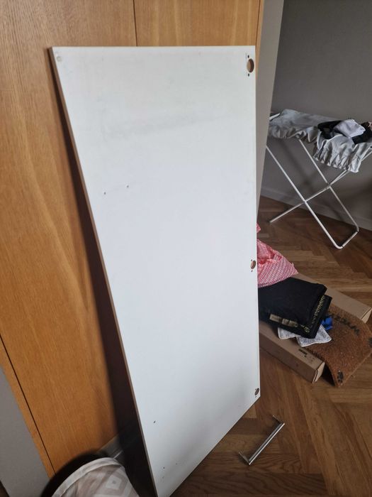 OKAZJA! Front drzwi 140x60cm Ringhult IKEA Biały połysk rączka Orrnas