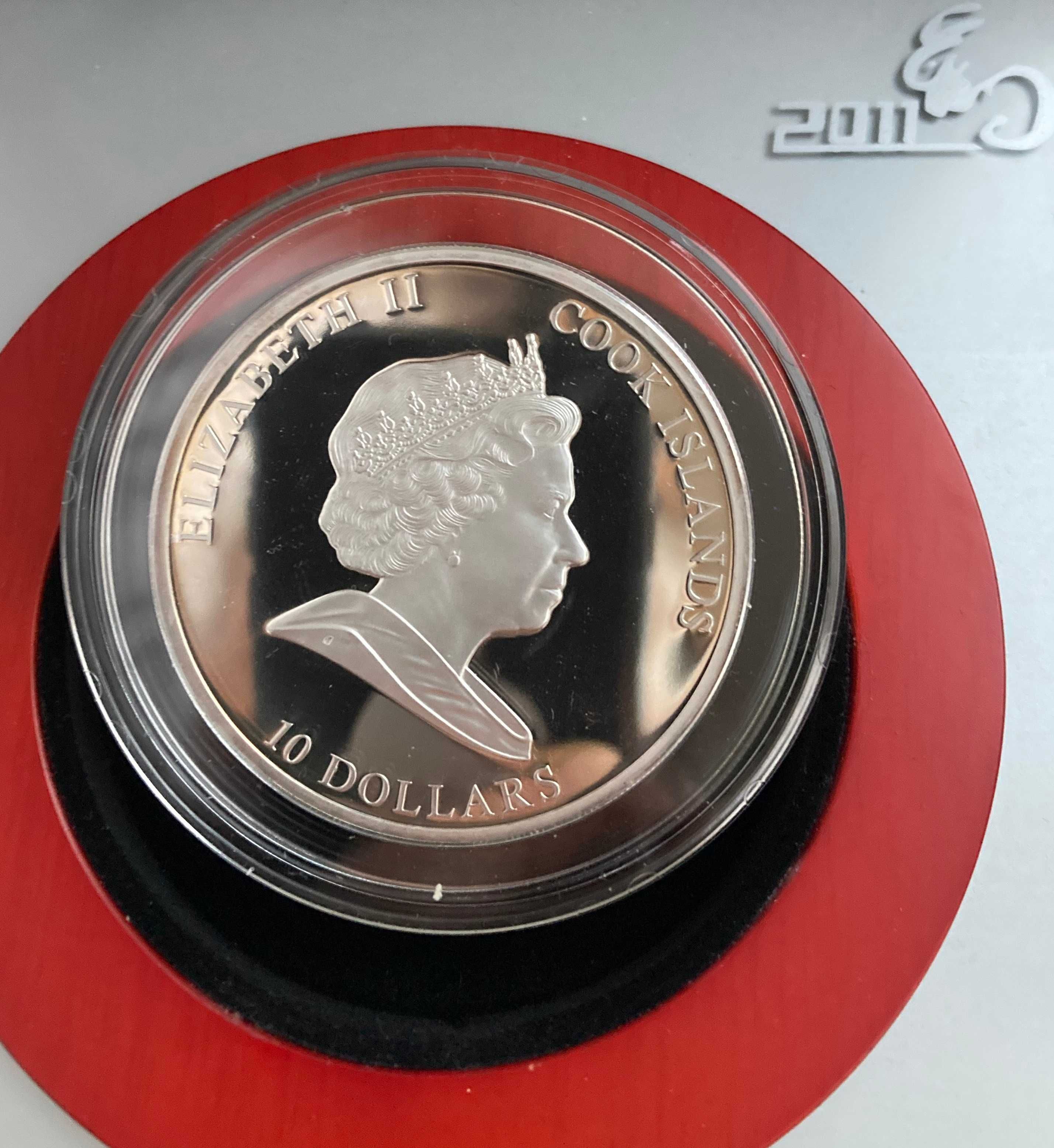 Срібна монета 10 доларів 2011 року, рік кроля