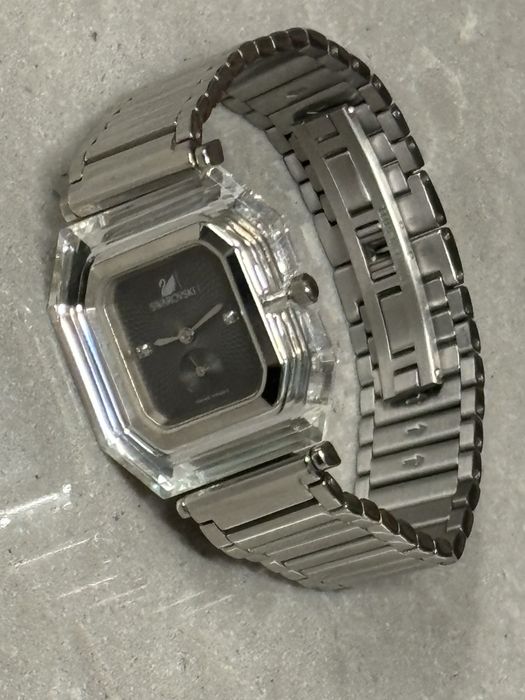 Piękny Nowy Damski zegarek Swarovski Crystal Time Amsterdam Octagonal