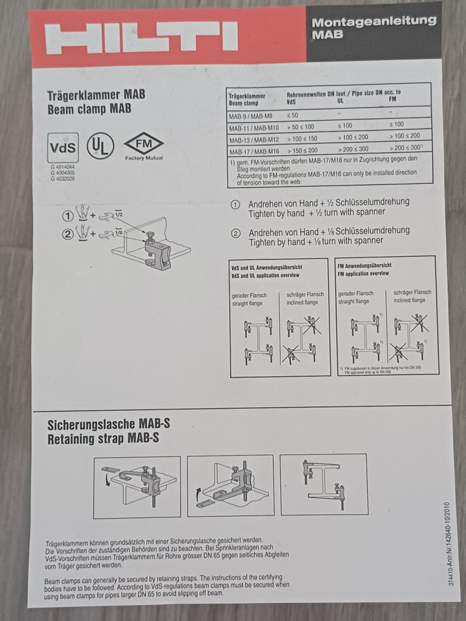 Grampos de fixação