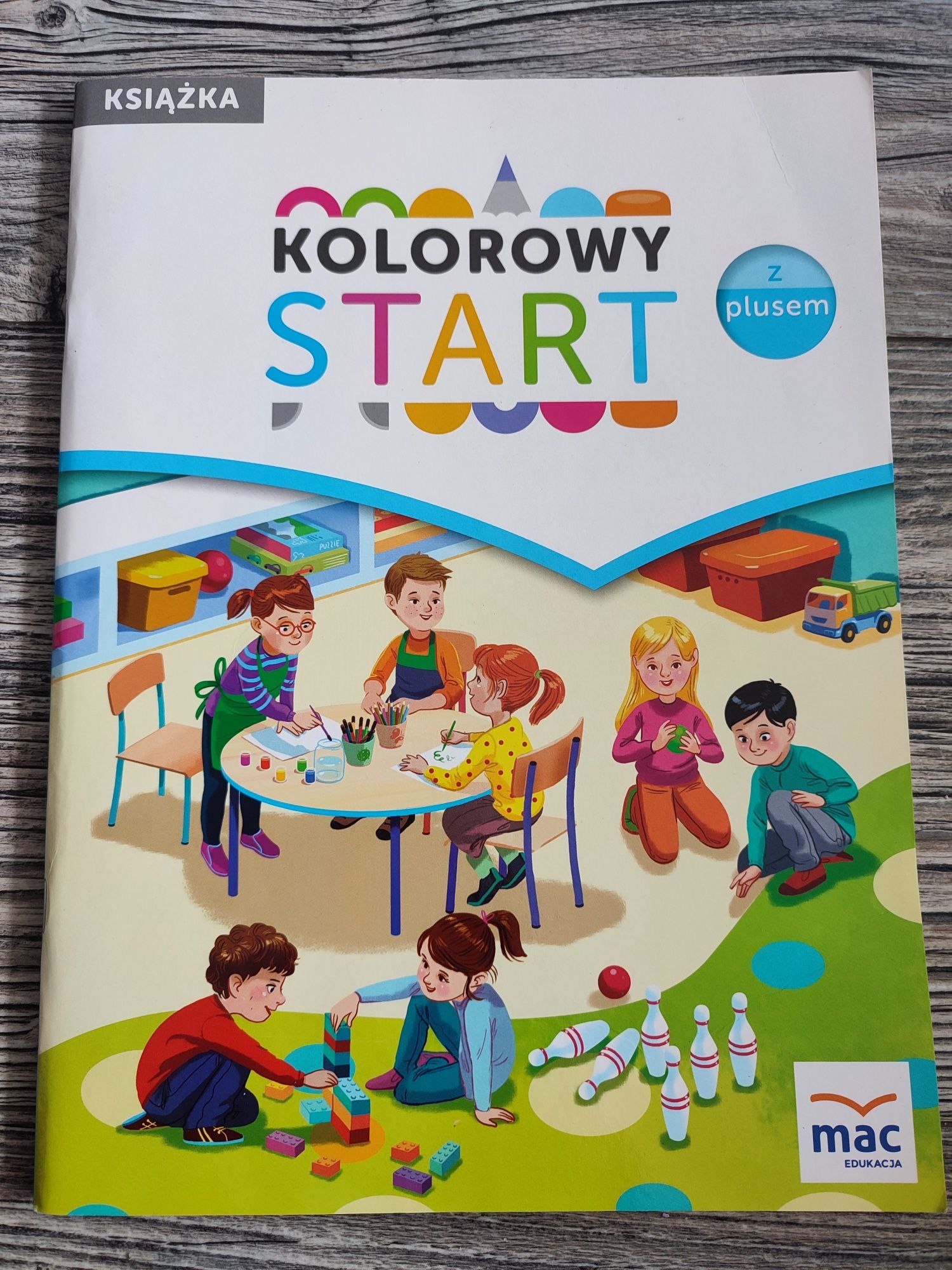 Kolorowy start z plusem wyd. Mac podręcznik do zerówki W. Żaba